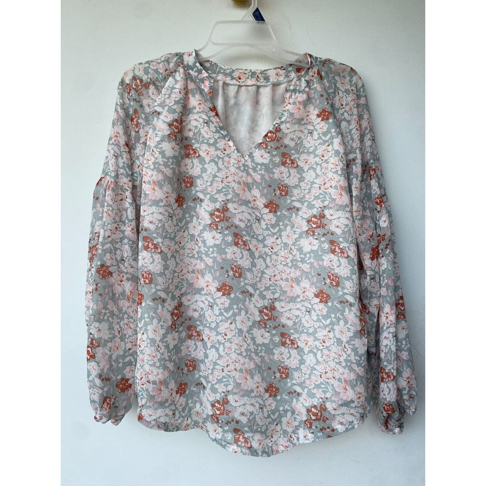 Women's Tops Boho hippie Longsleeve Spring Floral size Small